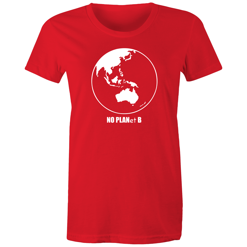 No Planet B - Women's T-shirt Red Womens T-shirt Environment Womens