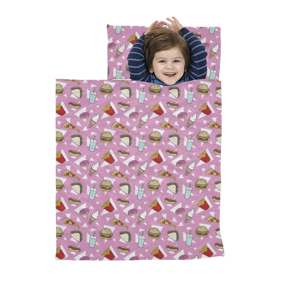 Fast Food - Kids' Sleeping Bag Kids Sleeping Bag Food Printed Offshore