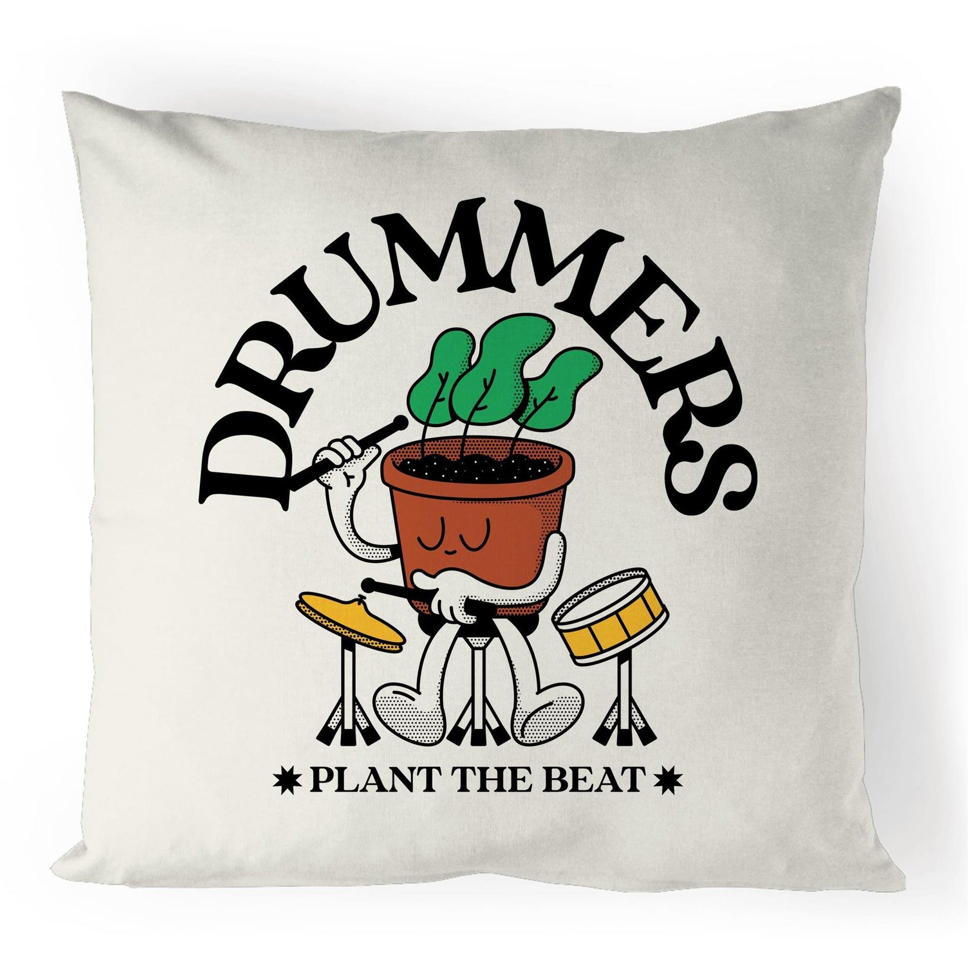 Drummers - 100% Linen Cushion Cover Default Title Linen Cushion Cover