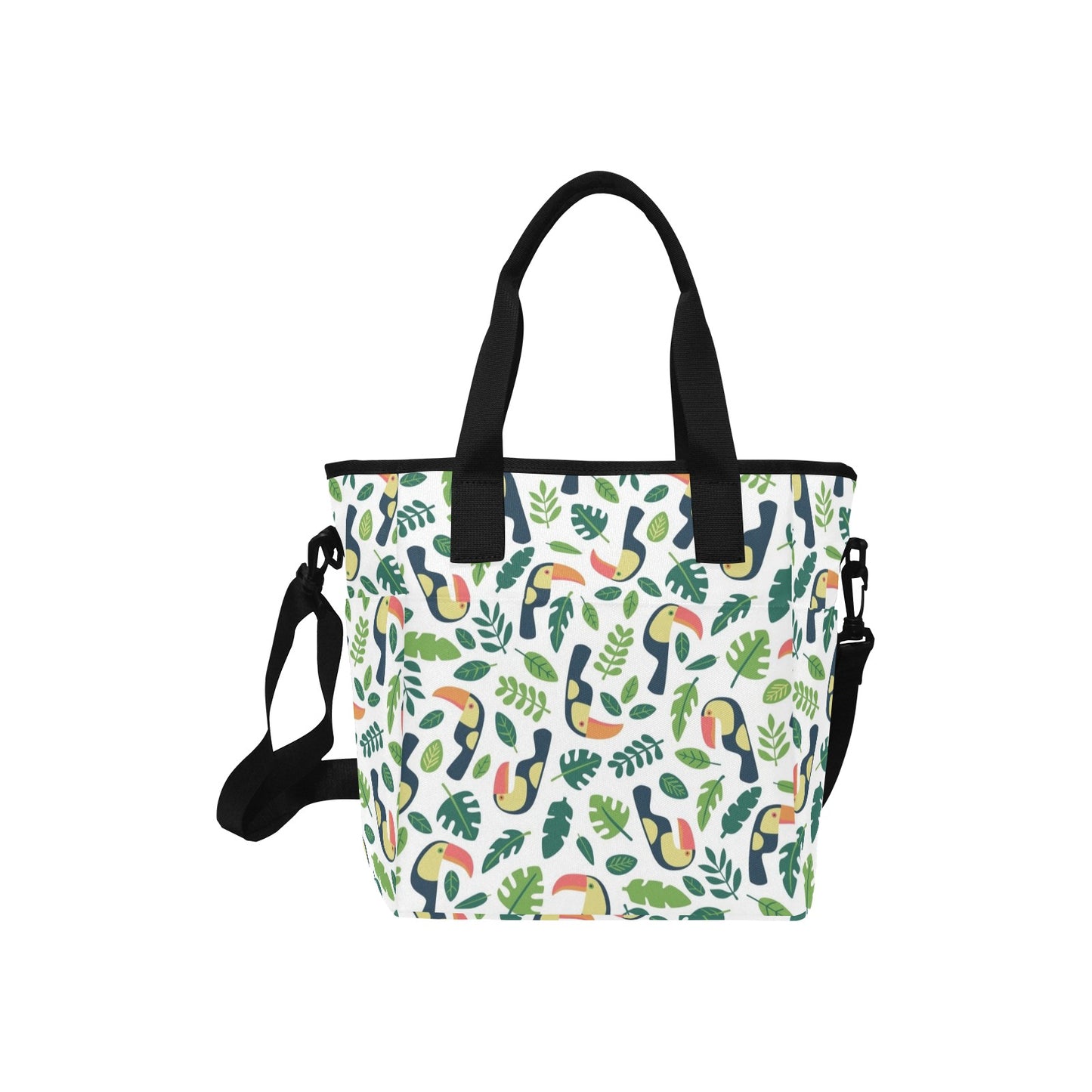 Toucans - Tote Bag with Shoulder Strap Nylon Tote Bag