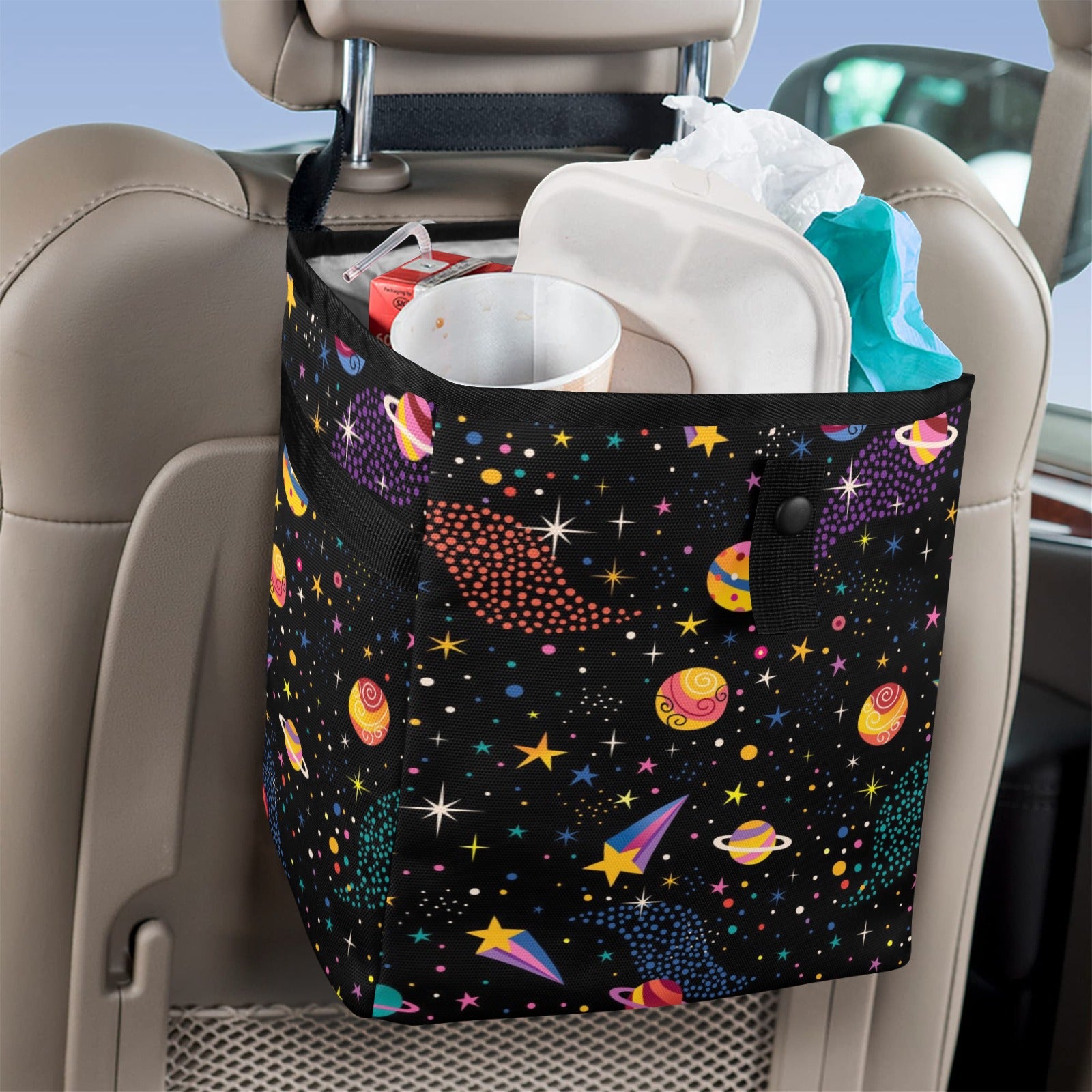 Space - Car Trash Bag Car Trash Bag Printed Offshore