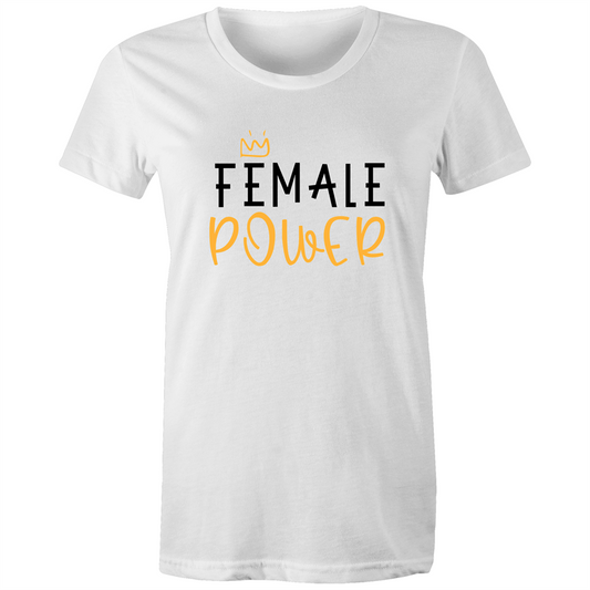 Female Power - Women's T-shirt White Womens T-shirt Womens