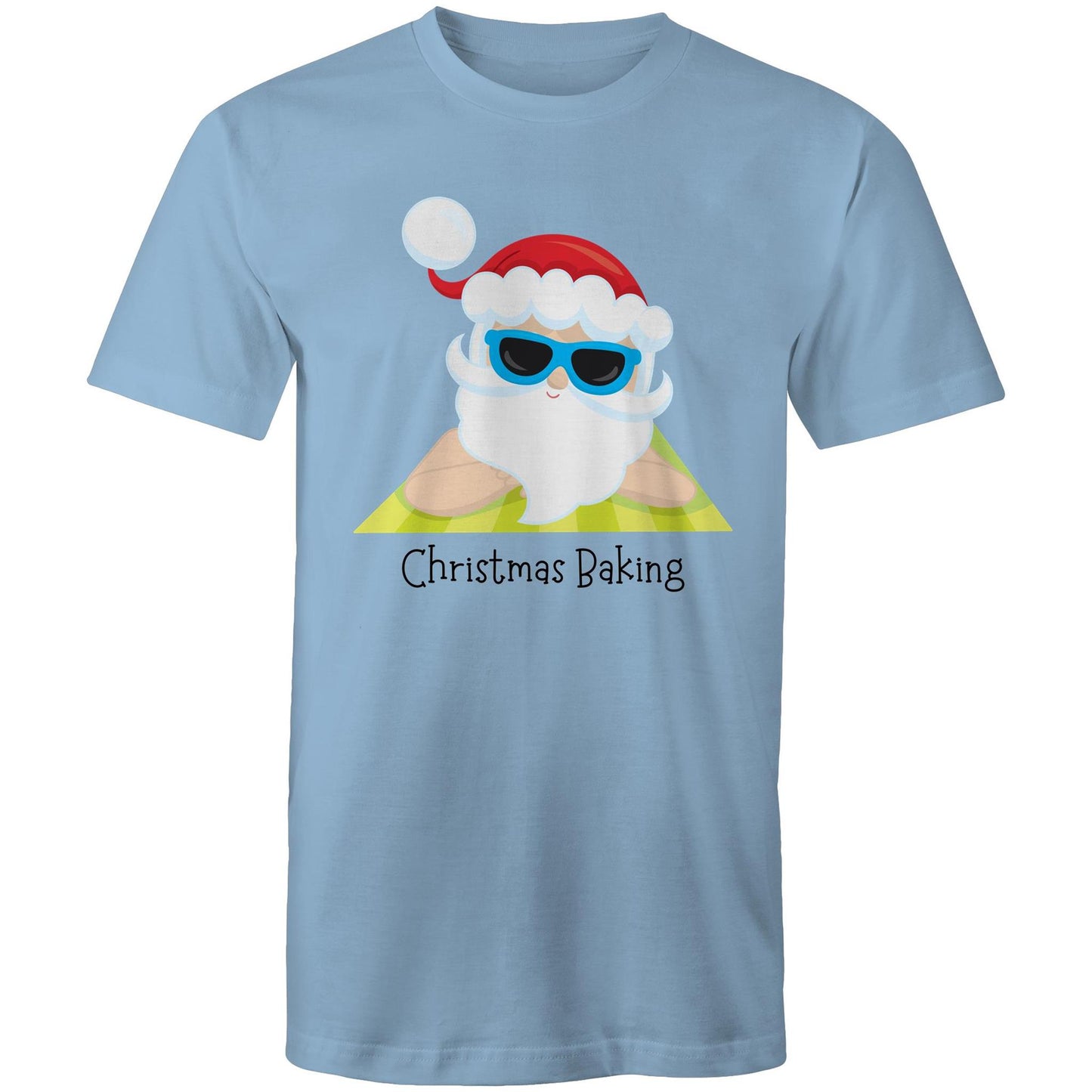 Christmas Baking - Mens T-Shirt Carolina Blue Christmas Mens T-shirt Merry Christmas