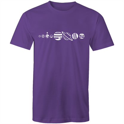 You Are Here - Mens T-Shirt Purple Mens T-shirt Mens Space