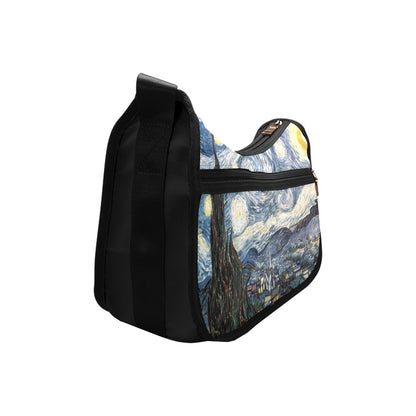 Starry Night - Crossbody Fabric Handbag Crossbody Handbag