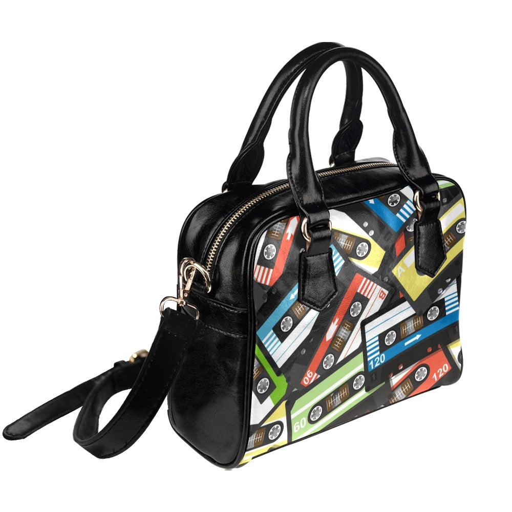 Cassette Tapes - Shoulder Handbag Shoulder Handbag Music Retro