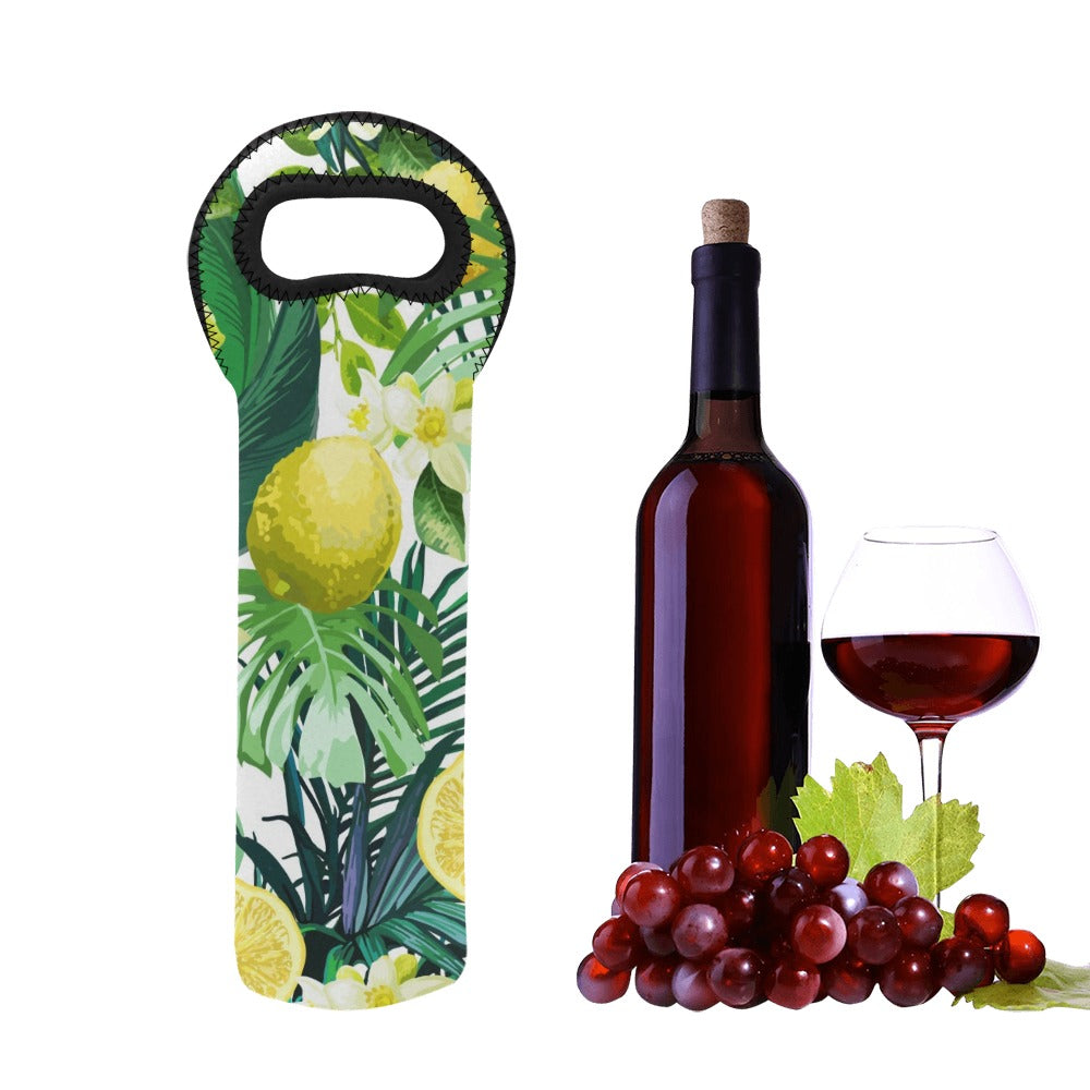 Lemons - Neoprene Wine Bag Wine Bag