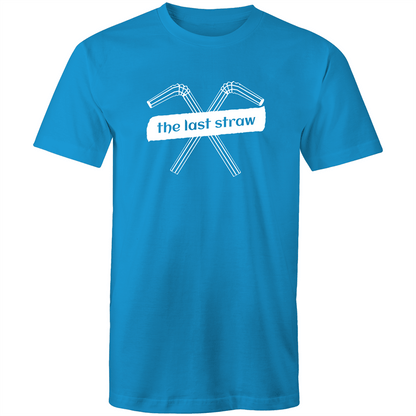 The Last Straw - Mens T-Shirt Arctic Blue Mens T-shirt Environment Mens