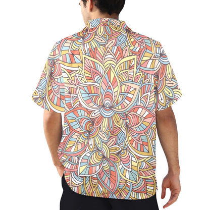 Colour Floral - Mens Hawaiian Shirt Mens Hawaiian Shirt