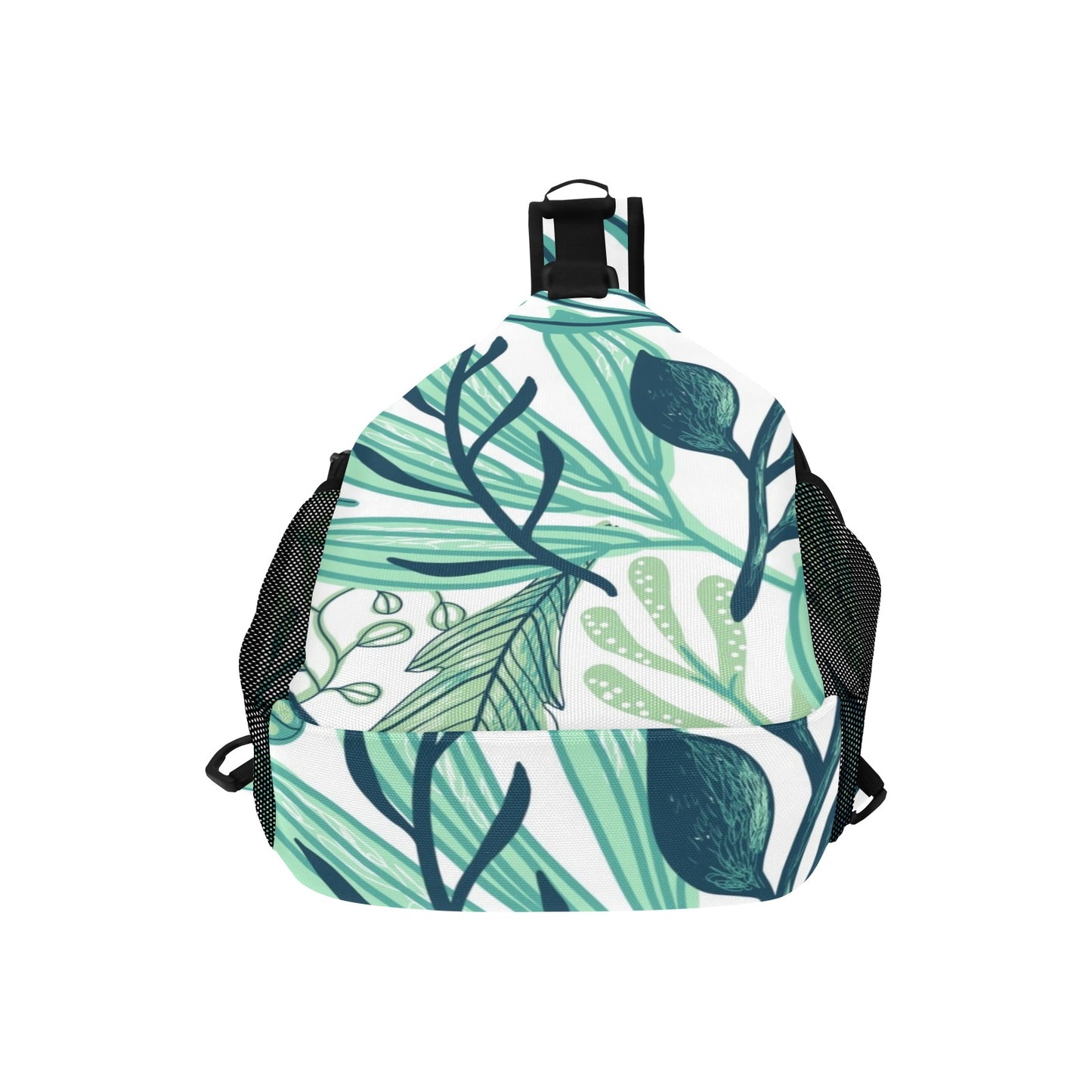 Green Foliage - Cross-Body Chest Bag Cross-Body Chest Bag Printed Offshore