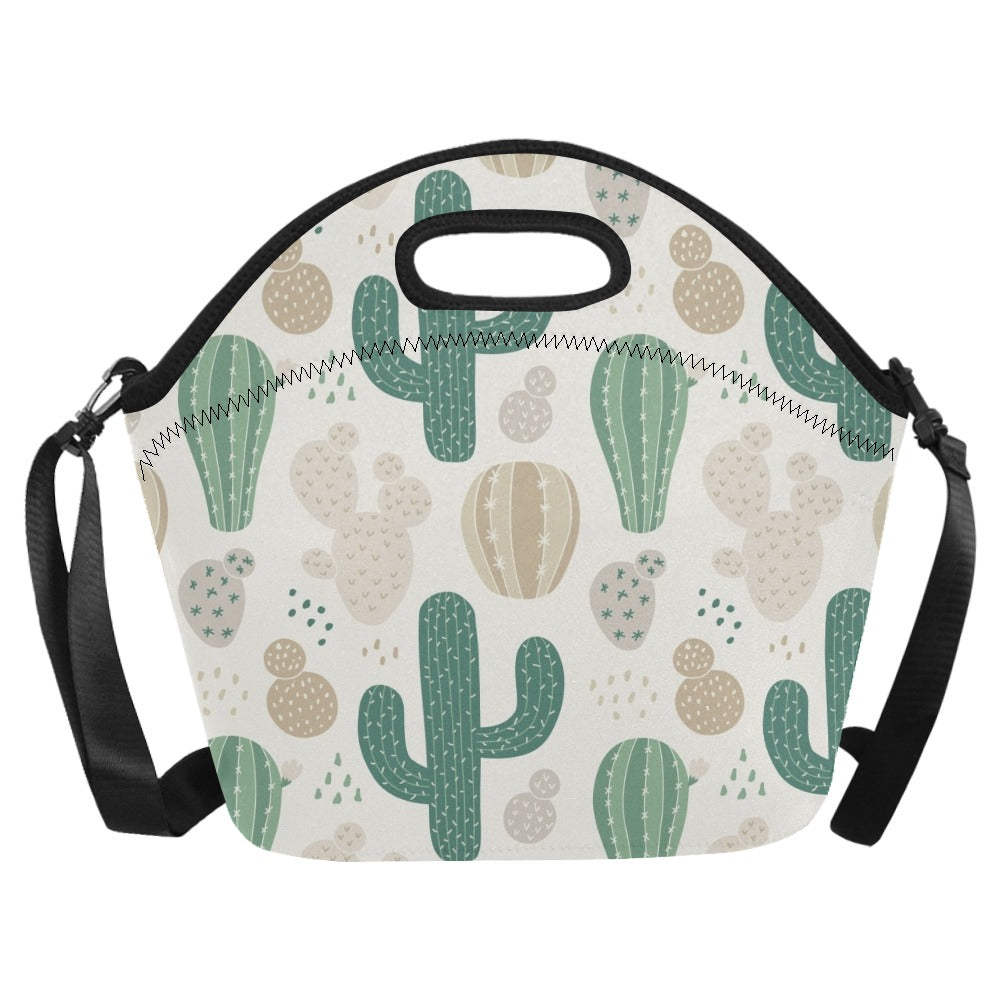 Cactus - Neoprene Lunch Bag/Large Neoprene Lunch Bag/Large Plants Printed Offshore