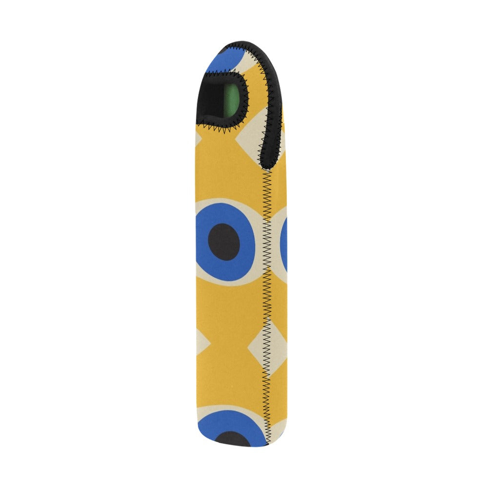 Eyes on Yellow - Neoprene Wine Bag Wine Bag Printed Offshore