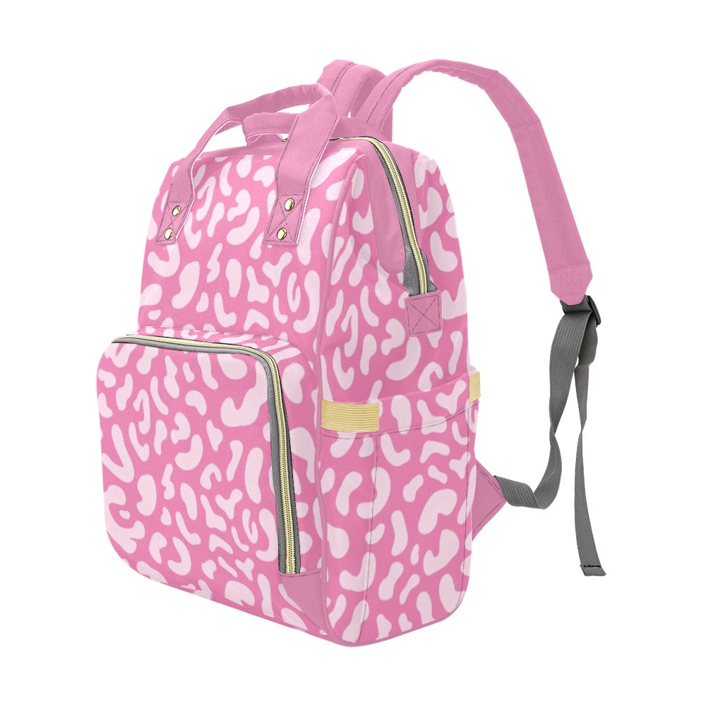 Pink Leopard - Multi-Function Backpack Multifunction Backpack