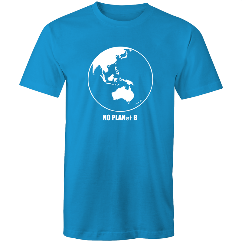 No Planet B - Mens T-Shirt Arctic Blue Mens T-shirt Environment Mens
