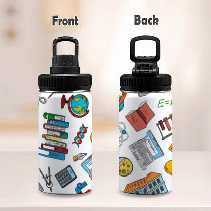 Cool For School - Kids Water Bottle with Chug Lid (12 oz) Kids Water Bottle with Chug Lid