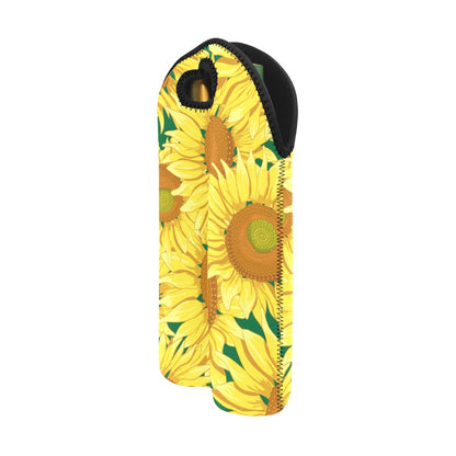 Sunflowers - 2-Bottle Neoprene Wine Bag 2 Bottle Wine Bag Printed Offshore