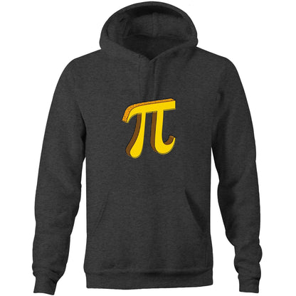 Pi - Pocket Hoodie Sweatshirt Asphalt Marle Hoodie Maths Science