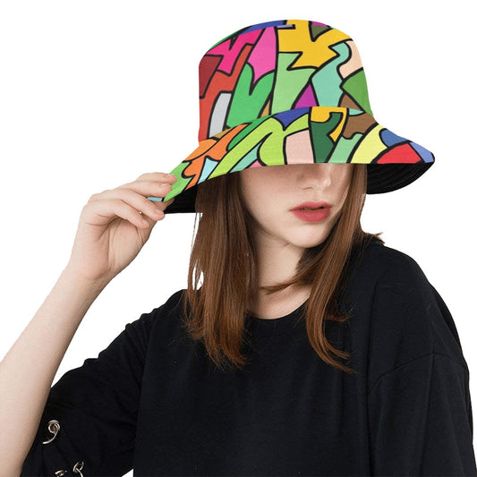 Bright Abstract - Bucket Hat Bucket Hat for Women