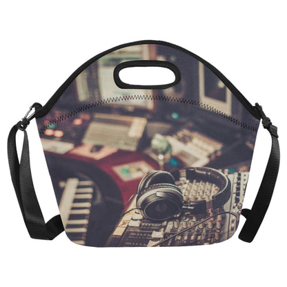 Sound Desk - Neoprene Lunch Bag/Large Neoprene Lunch Bag/Large Music