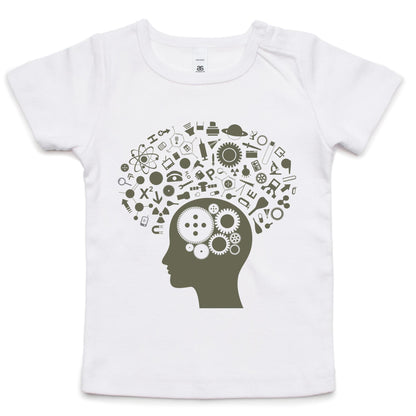 Science Brain - Baby T-shirt White Baby T-shirt kids Science