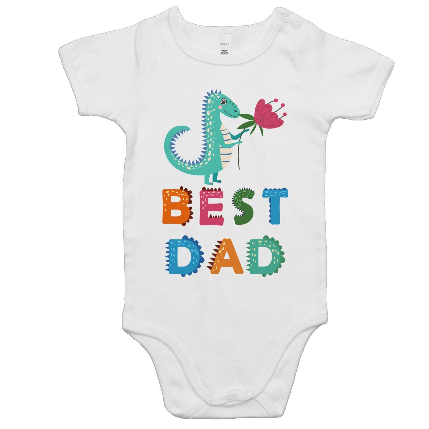 Best Dad - Baby Bodysuit White Baby Bodysuit Dad