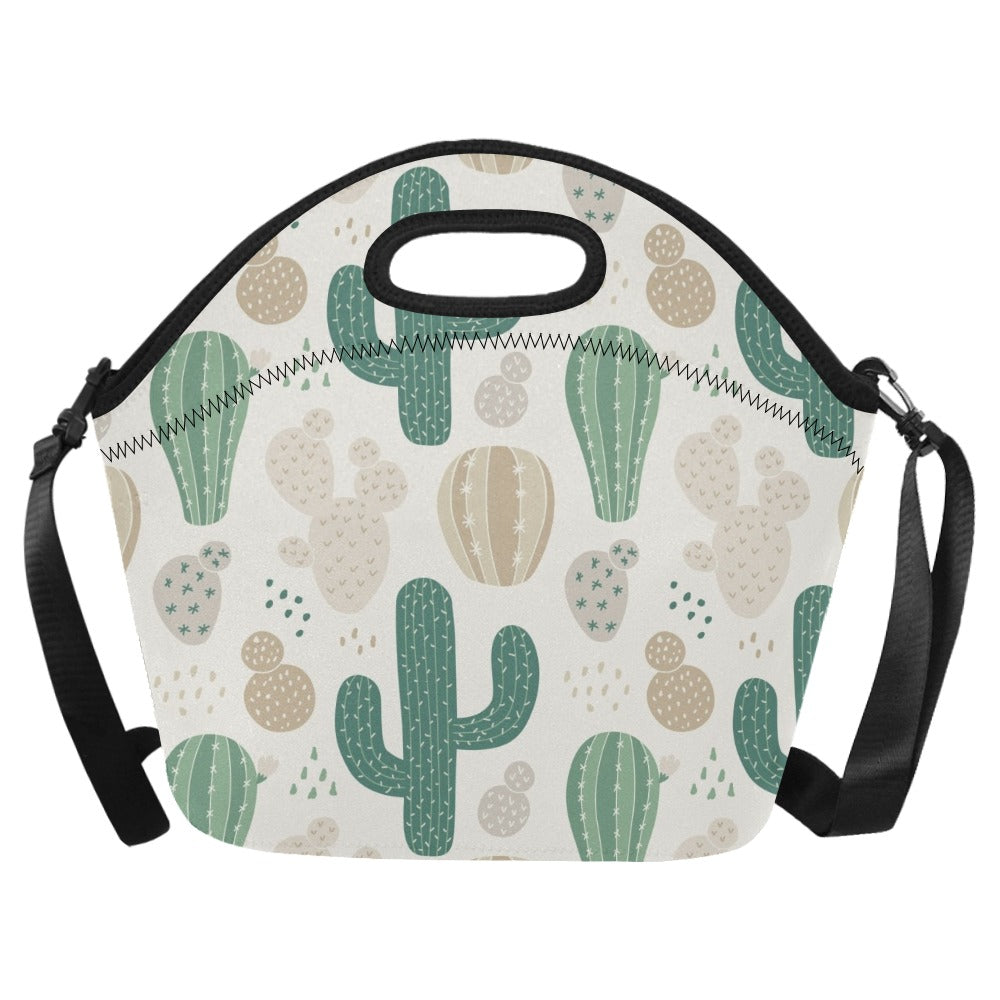 Cactus - Neoprene Lunch Bag/Large Neoprene Lunch Bag/Large Plants Printed Offshore