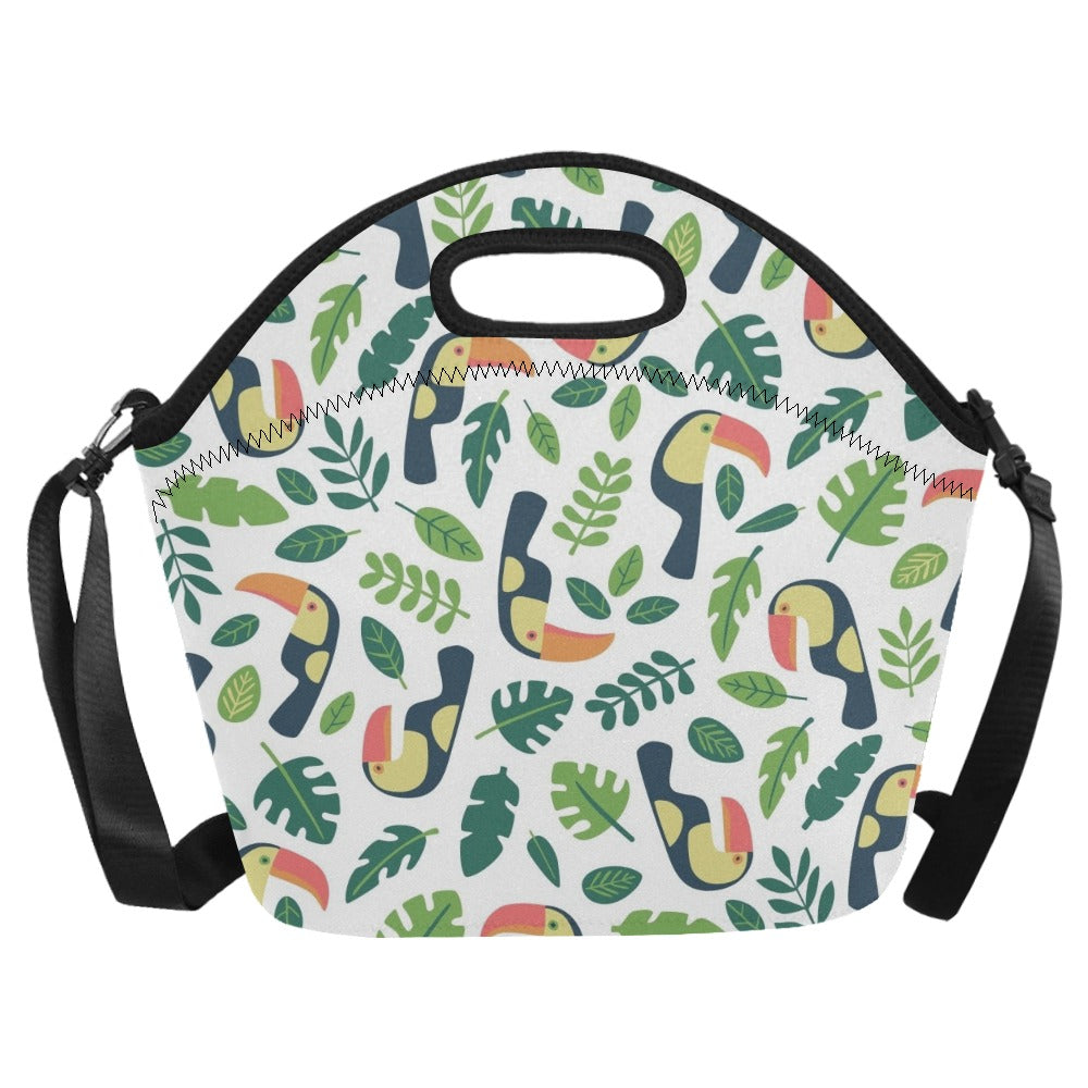 Toucans - Neoprene Lunch Bag/Large Neoprene Lunch Bag/Large animal Printed Offshore