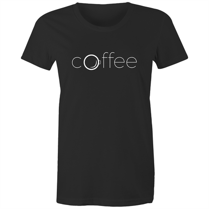 Coffee - Women's T-shirt Black Womens T-shirt Coffee Womens