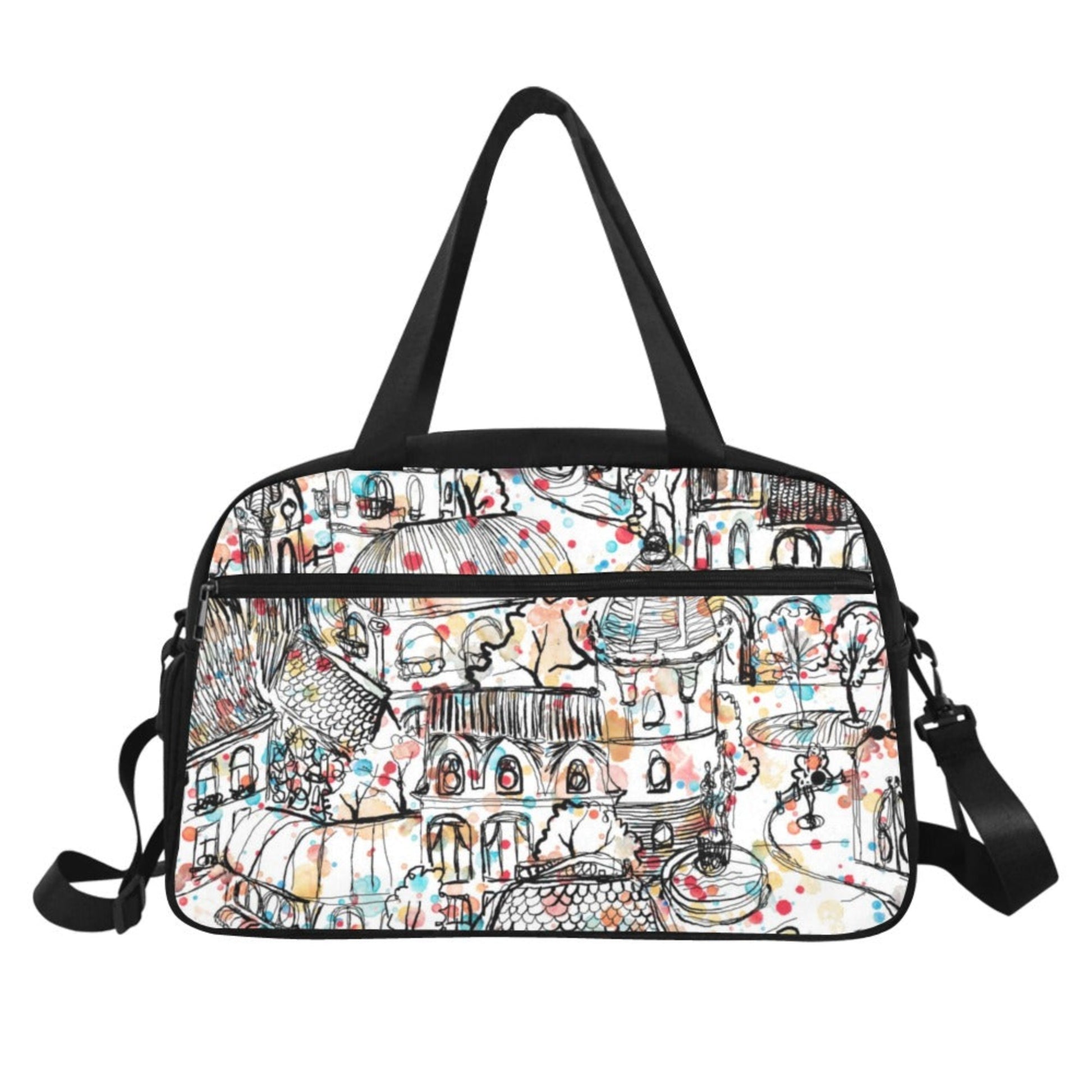 Village Life - Gym Bag Gym Bag Printed Offshore