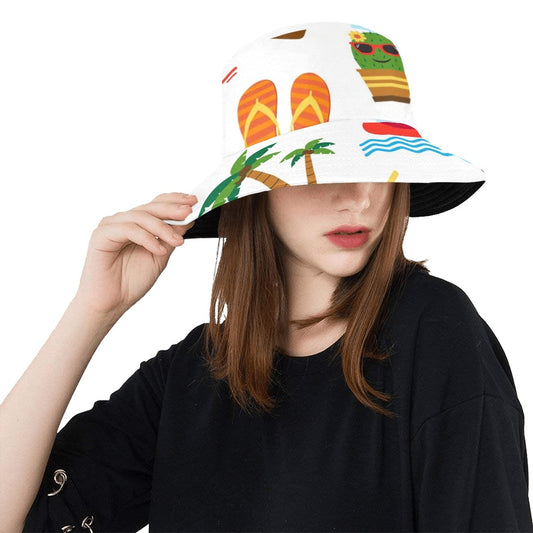 Beach Time - Bucket Hat Bucket Hat for Women Summer