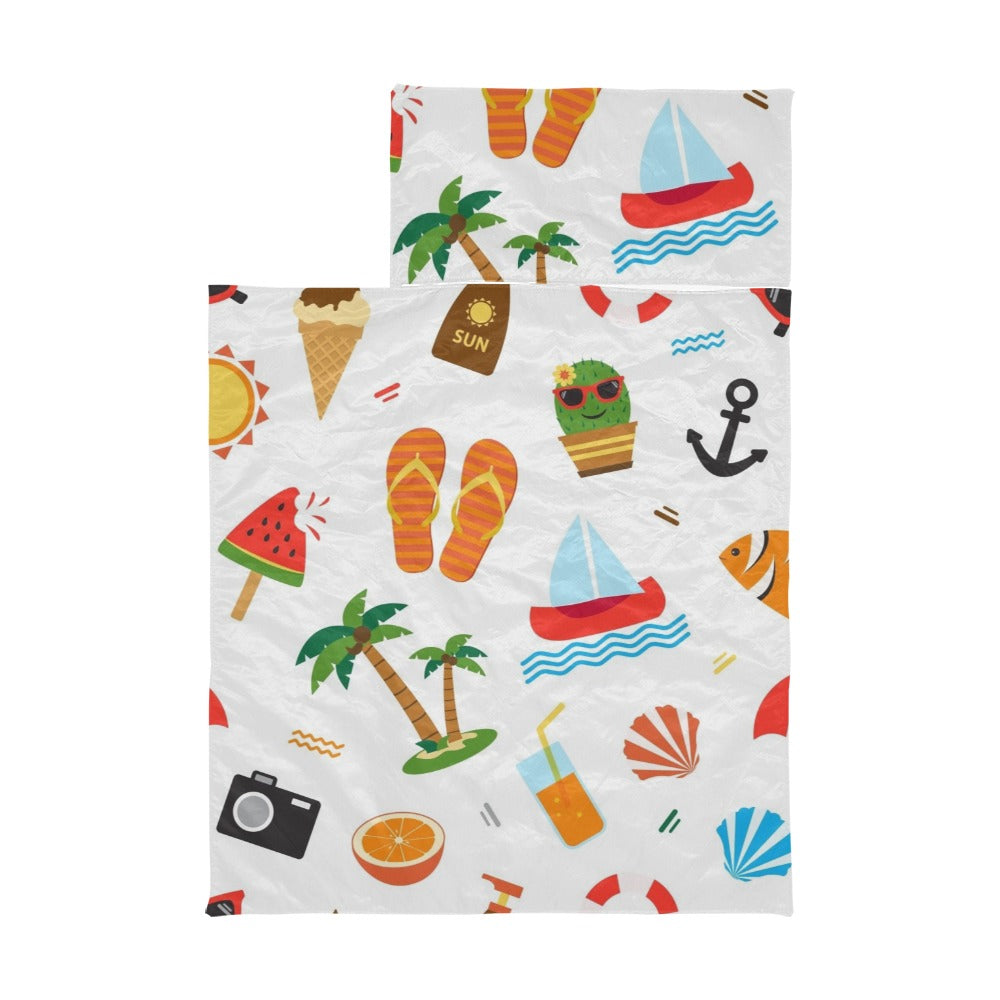 Beach Time - Kids' Sleeping Bag Kids Sleeping Bag Summer