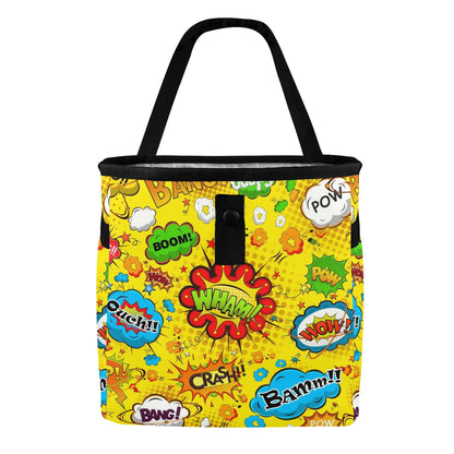 Comic Book Yellow - Car Trash Bag Car Trash Bag