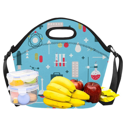 Science Lab - Neoprene Lunch Bag/Large Neoprene Lunch Bag/Large Printed Offshore Science