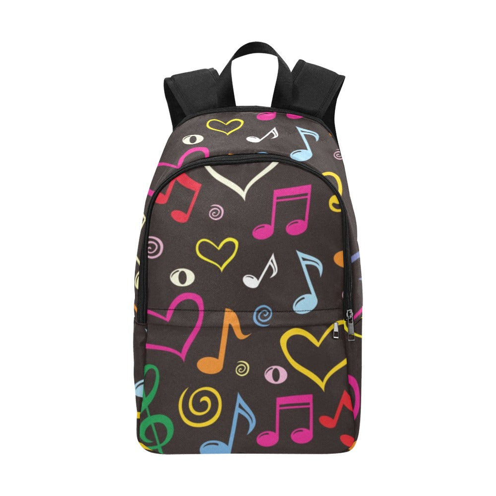 Musical Notes - Fabric Backpack for Adult Adult Casual Backpack