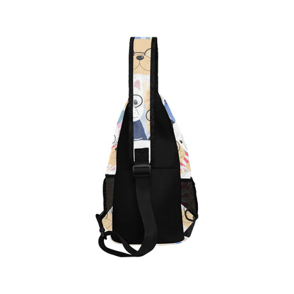 Dog Crowd - Cross-Body Chest Bag Cross-Body Chest Bag