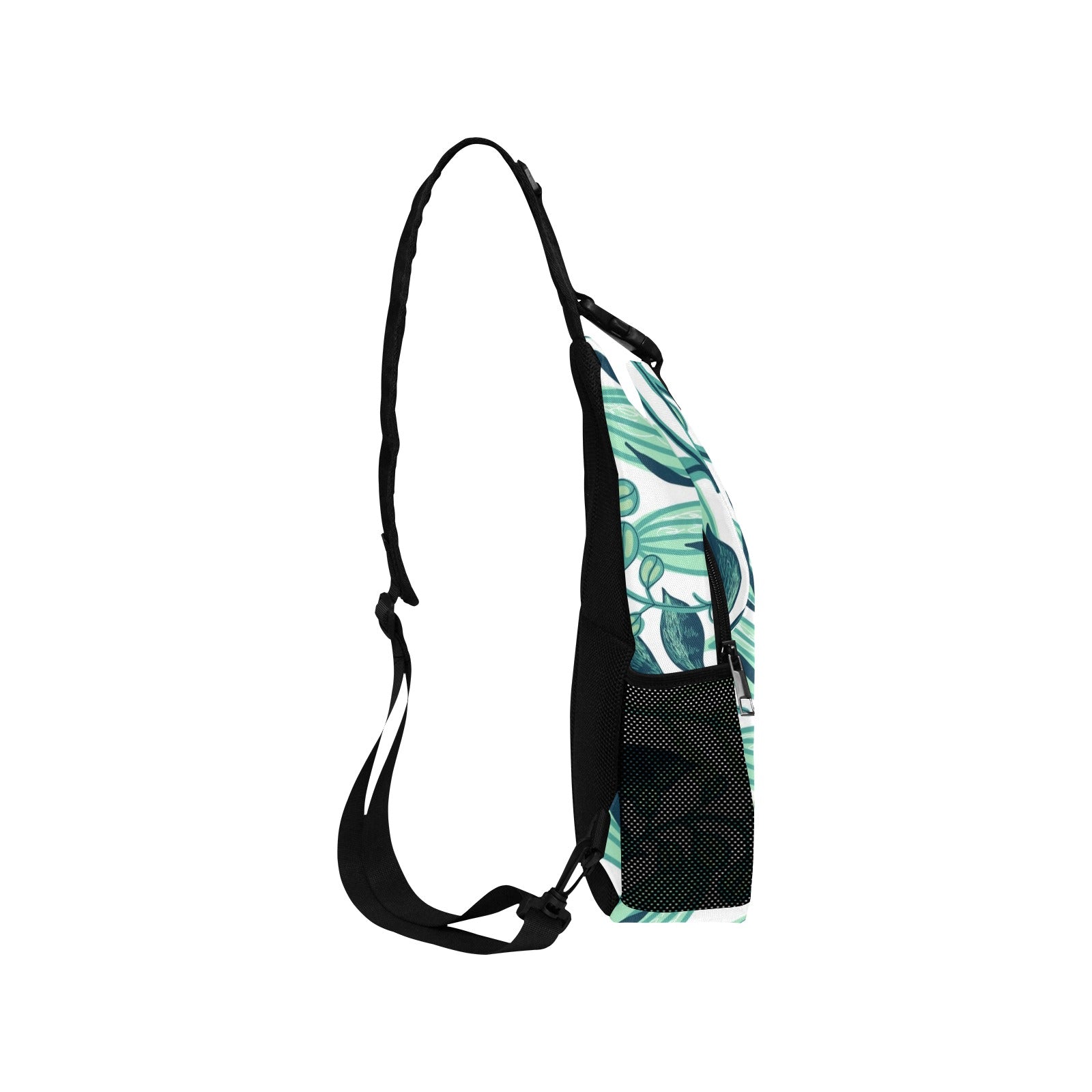 Green Foliage - Cross-Body Chest Bag Cross-Body Chest Bag Printed Offshore