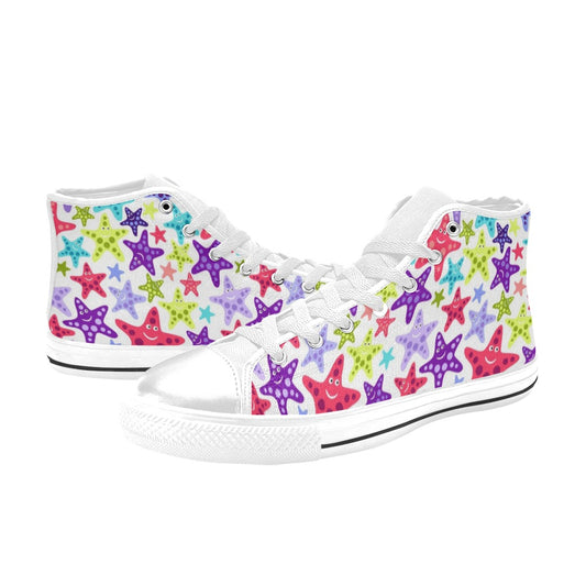 Starfish - High Top Canvas Shoes for Kids Kids High Top Canvas Shoes