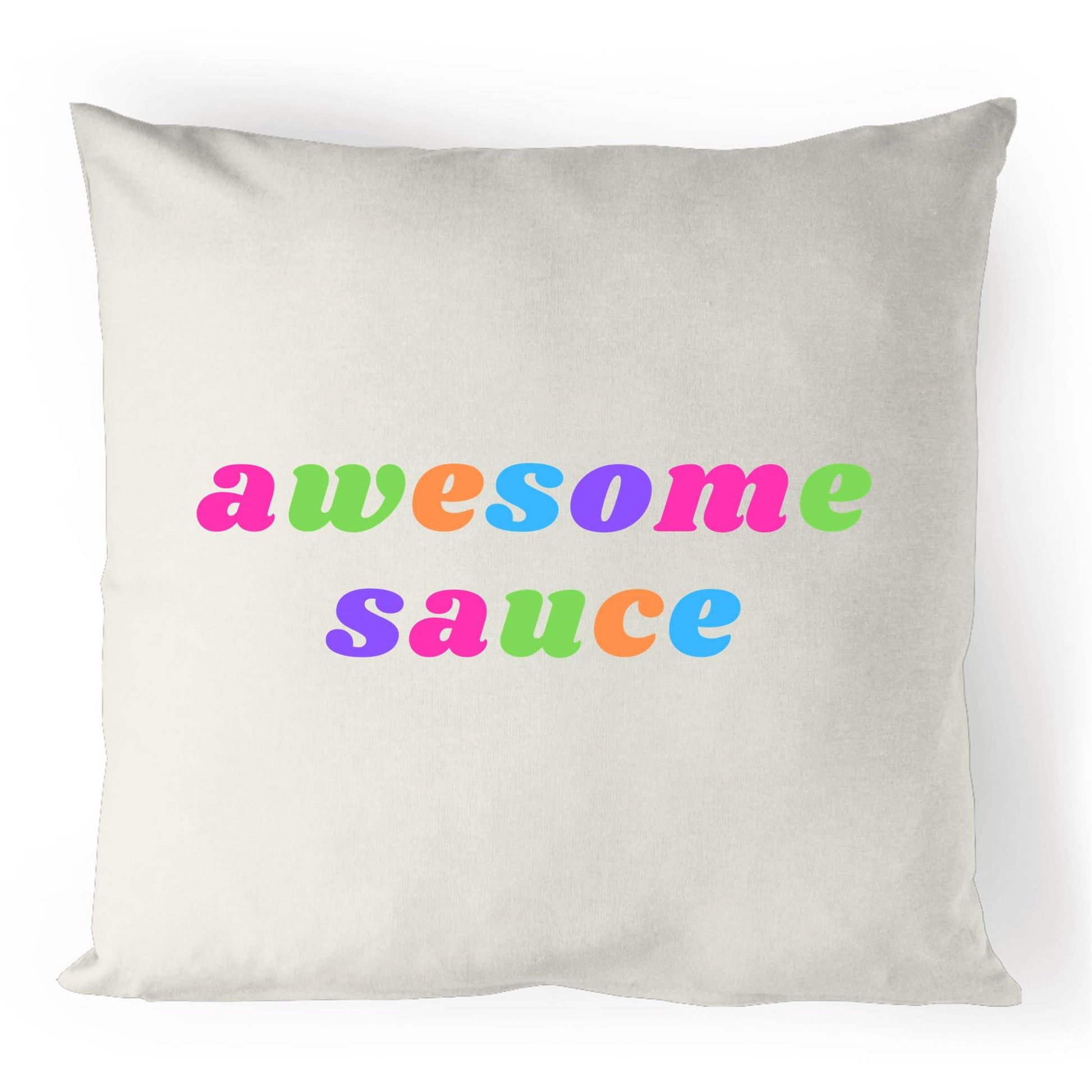 Awesome Sauce - 100% Linen Cushion Cover Natural One-Size Linen Cushion Cover