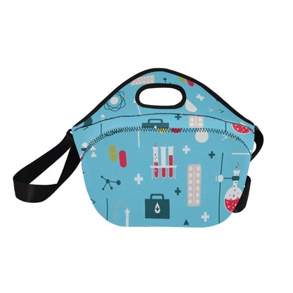 Science Lab - Neoprene Lunch Bag/Large Neoprene Lunch Bag/Large Printed Offshore Science