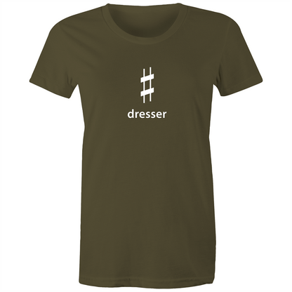 Sharp Dresser - Women's T-shirt Army Womens T-shirt Music Womens