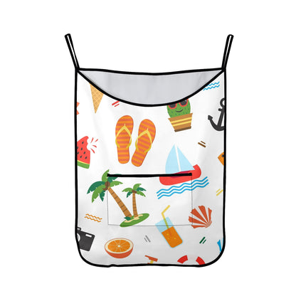 Beach Time - Hanging Laundry Bag Hanging Laundry Bag Printed Offshore