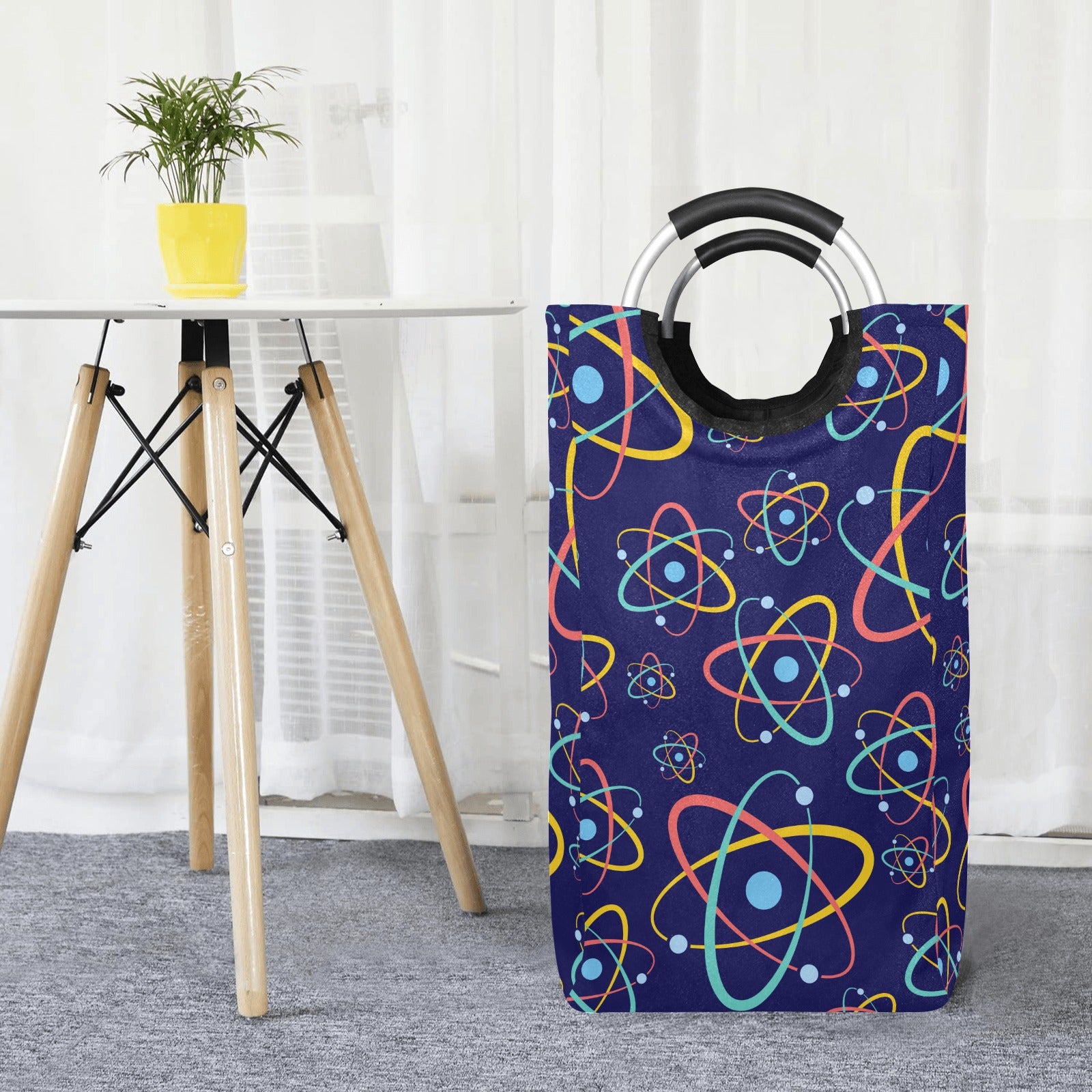 Atoms - Square Laundry Bag Square Laundry Bag Printed Offshore