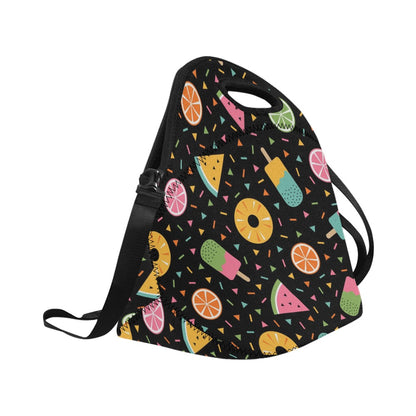 Summer Food - Neoprene Lunch Bag/Large Neoprene Lunch Bag/Large Food Printed Offshore