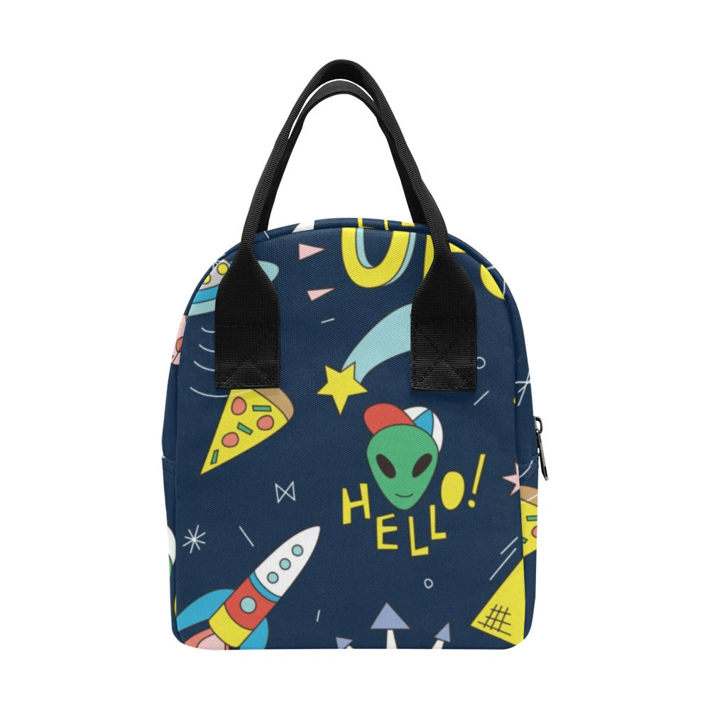 Hello Alien - Lunch Bag Lunch Bag Printed Offshore