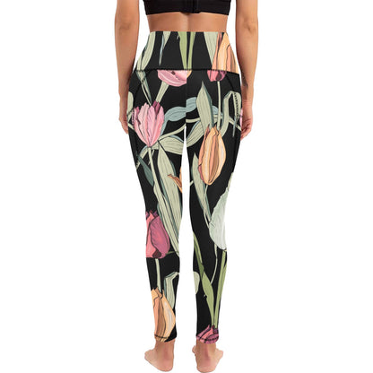 Tulips - Women's Leggings with Pockets Women's Leggings with Pockets S - 2XL Plants