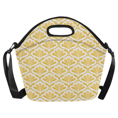 Yellow Pattern - Neoprene Lunch Bag/Large Neoprene Lunch Bag/Large Printed Offshore