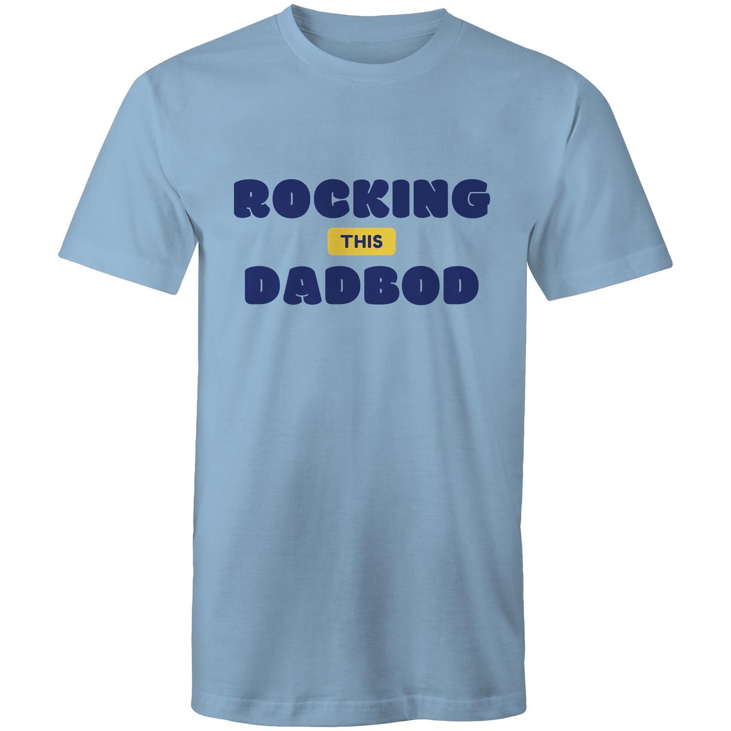 Rocking This DadBod - Mens T-Shirt Carolina Blue Mens T-shirt Dad