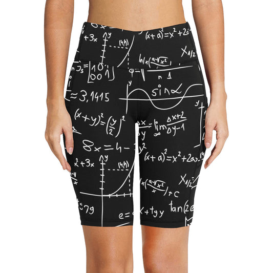 Equations - Women's Bike Shorts Womens Bike Shorts Maths Science