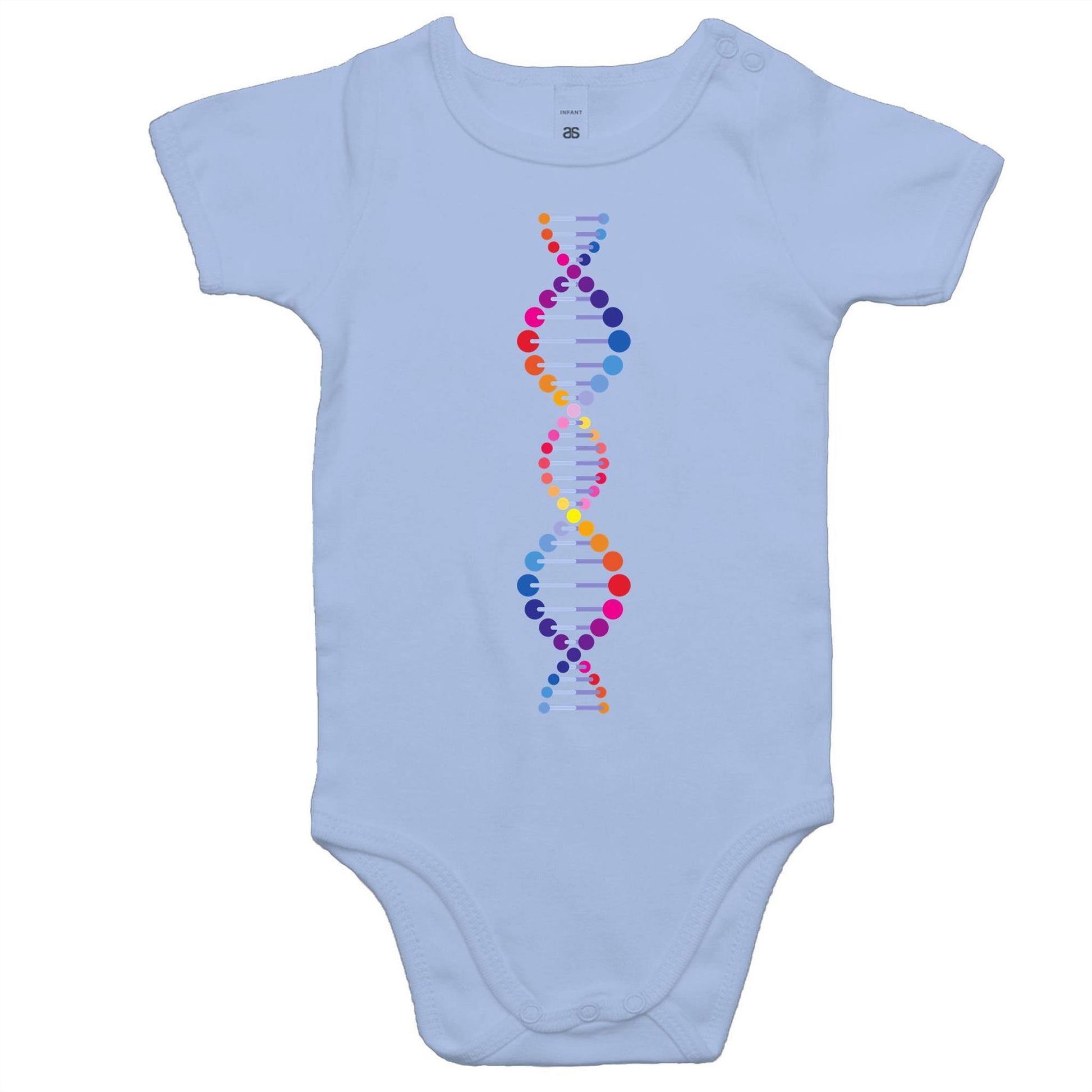 DNA - Baby Bodysuit Powder Blue Baby Bodysuit kids Science
