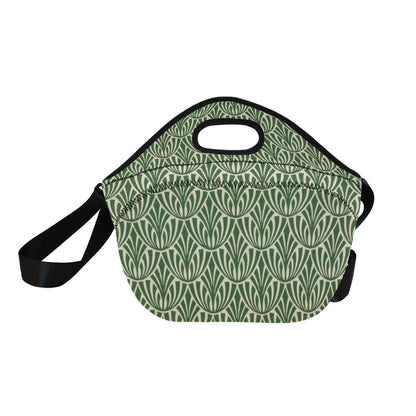 Green Pattern - Neoprene Lunch Bag/Large Neoprene Lunch Bag/Large Printed Offshore